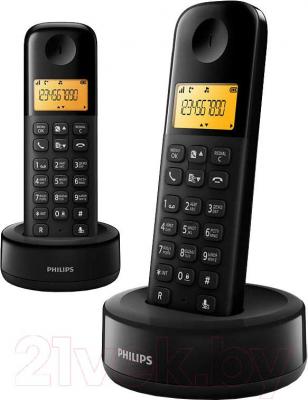 Беспроводной телефон Philips D1302B/51