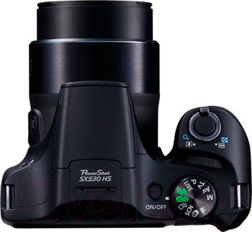 Компактный фотоаппарат Canon Powershot SX530 HS (черный)