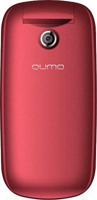 Мобильный телефон Qumo Push 185 (красный) - вид сверху
