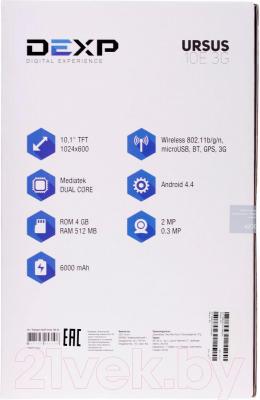 Планшет DEXP Ursus 10E 3G