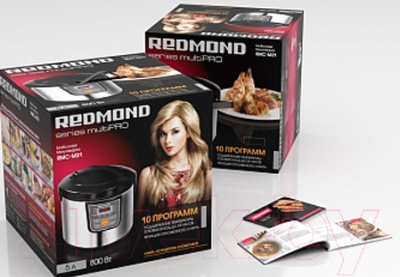 Мультиварка Redmond RMC-M21 - коробка+рецепты