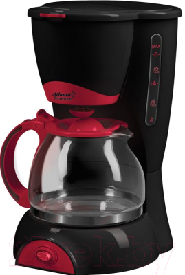 Капельная кофеварка Atlanta ATH-541 (черный/красный)