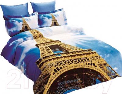 Комплект постельного белья Arya Сатин Печатное 3D Eifel Tower / PB200X220Eif (200x220)