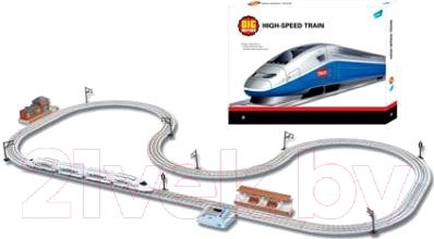 Железная дорога игрушечная Big Motors Скоростной поезд 5577-8