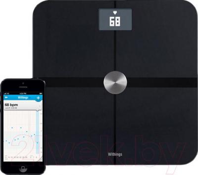 Напольные весы электронные Withings Smart Body Analyzer WS-50 (черный)