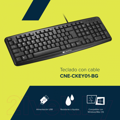 Клавиатура Canyon KB-1 / CNE-CKEY01-RU