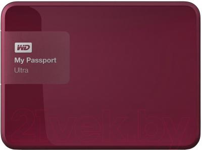 Внешний жесткий диск Western Digital My Passport Ultra 1TB Wild Berry (WDBGPU0010BBY-EESN)
