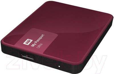 Внешний жесткий диск Western Digital My Passport Ultra 1TB Wild Berry (WDBGPU0010BBY-EESN)