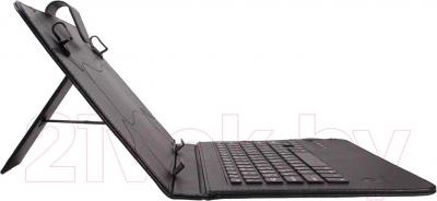 Чехол с клавиатурой для планшета Flycat KC1001 (черный) - вид сбоку