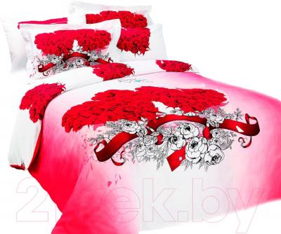 Комплект постельного белья Arya Сатин Печатное Angel Red / PB200X220AnR (200x220)