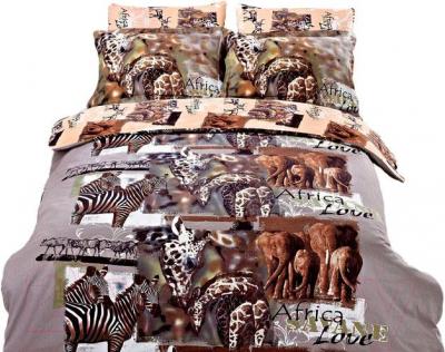 Комплект постельного белья Arya Печатное Africa / PB200X220Afr (200x220)