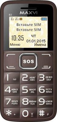 Мобильный телефон Maxvi B2 (кофейный)