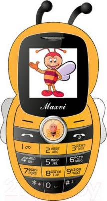 Мобильный телефон Maxvi J8 (желтый)