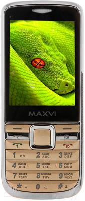 Мобильный телефон Maxvi K1 (золотой)