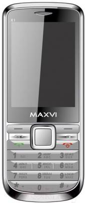 Мобильный телефон Maxvi K1 (серебристый)