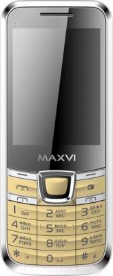 Мобильный телефон Maxvi K6 (золотой)