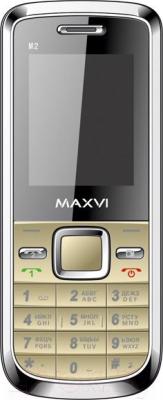 Мобильный телефон Maxvi M2 (золотой)