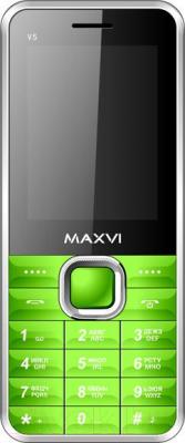 Мобильный телефон Maxvi V5 (зеленый)