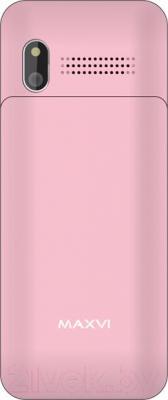 Мобильный телефон Maxvi V5 (розовый)