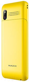 Мобильный телефон Maxvi V5 (желтый)