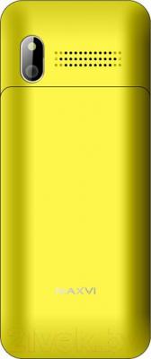 Мобильный телефон Maxvi V5 (желтый)