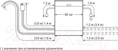 Посудомоечная машина Bosch SMV50M50RU