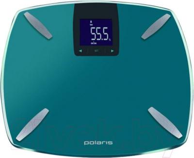 Напольные весы электронные Polaris PWS 1850DGF (бирюзовый)