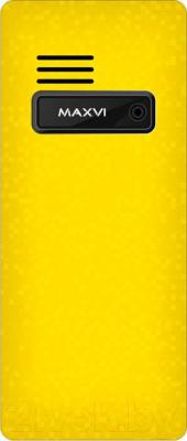 Мобильный телефон Maxvi C7 (желто-черный)