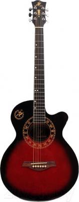 Акустическая гитара Swift Horse WG-380 C/ORDS (красный)