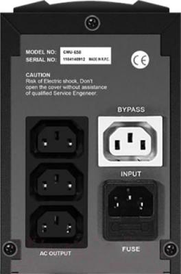 ИБП Crown CMU-800VA - вид сзади