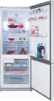 Холодильник с морозильником Beko CNE47520GW