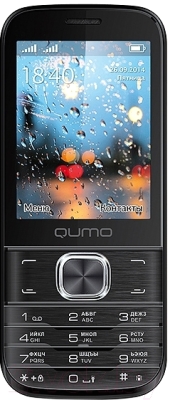 Мобильный телефон Qumo Push 280 Dual (черный)