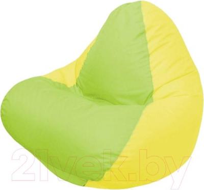 Бескаркасное кресло Flagman Relax Г4.1-011 (салатовый/желтый)
