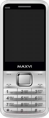 Мобильный телефон Maxvi X800 (серебристый)