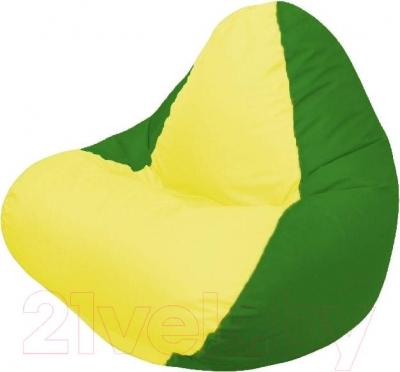 Бескаркасное кресло Flagman Relax Г4.1-030 (желтый/зеленый)