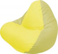Бескаркасное кресло Flagman Relax Г4.1-033 (желтый/оливковый) - 