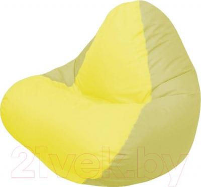 Бескаркасное кресло Flagman Relax Г4.1-033 (желтый/оливковый)
