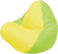 Бескаркасное кресло Flagman Relax Г4.1-036 (желтый/салатовый) - 