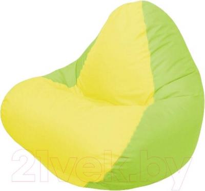 Бескаркасное кресло Flagman Relax Г4.1-036 (желтый/салатовый)