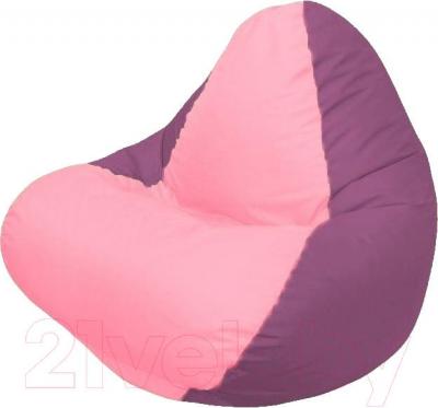 Бескаркасное кресло Flagman Relax Г4.1-043 (розовый/бордовый)