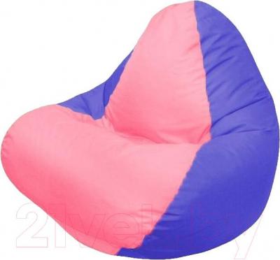 Бескаркасное кресло Flagman Relax Г4.1-044 (розовый/синий)