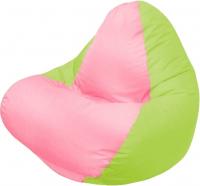 Бескаркасное кресло Flagman Relax Г4.1-045 (розовый/салатовый) - 