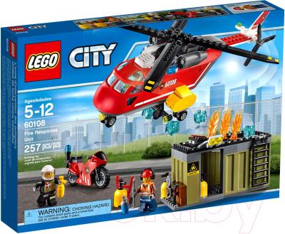 Конструктор Lego City Пожарная команда быстрого реагирования (60108)