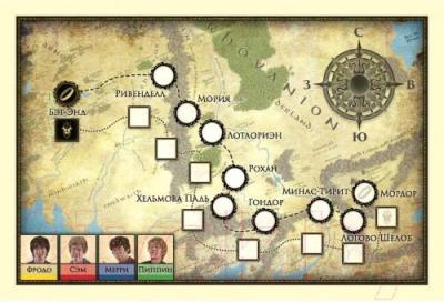 Настольная игра Мир Хобби Властелин Колец. Бросок в Мордор 1433