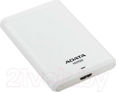 Внешний жесткий диск A-data HV100 1TB White (AHV100-1TU3-CWH)