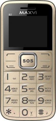 Мобильный телефон Maxvi B2 (золото)