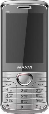 Мобильный телефон Maxvi P10 (серебристый)