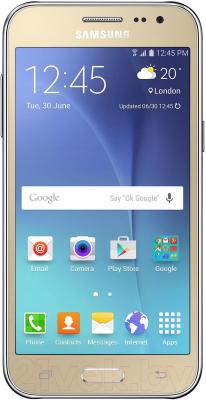 Смартфон Samsung Galaxy J2 / J200H/DS (золотой)