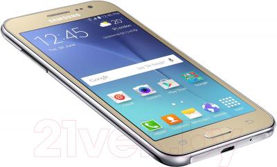 Смартфон Samsung Galaxy J2 / J200H/DS (золотой)