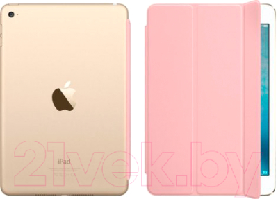 Чехол для планшета Apple Smart Cover Pink for iPad mini 4 (MKM32ZM/A)